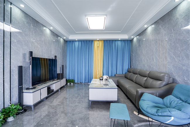 124㎡現代三居,簡單軟裝搭配,感受生活的小清新